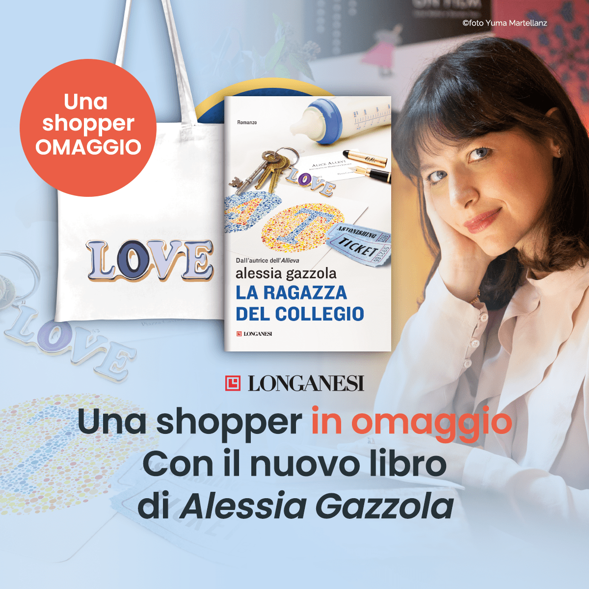 Una shopper in omaggio con il nuovo libro di Alessia Gazzola